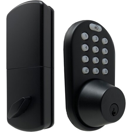 Milocks Control and Touchpad 3-in-1 Remote Dead Bolt (Oil Rubbed Bronze) QF-01OB